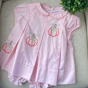 The Proper Peony 12mp Pumpkin 🎃 dress with bloomers